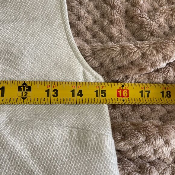 New Maje sleeveless dress Ivory/ Shimmer Mini side zipper Dress Small S 1 - Picture 8 of 8